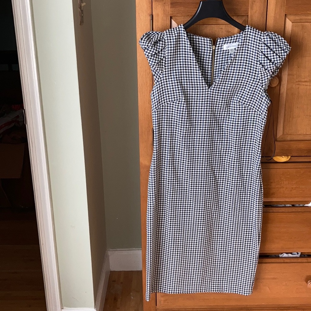 Calvin Klein gingham dress